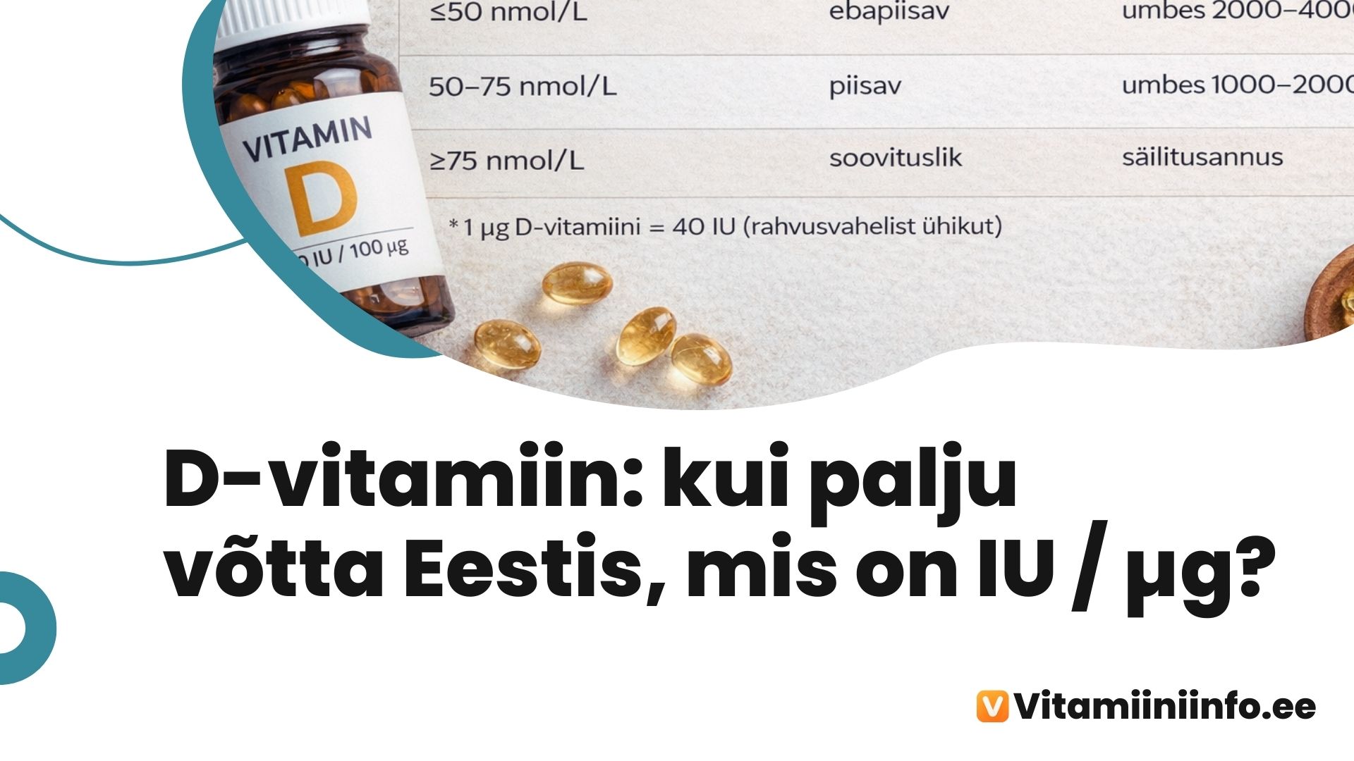 D-vitamiini annustamine 4000 IU
