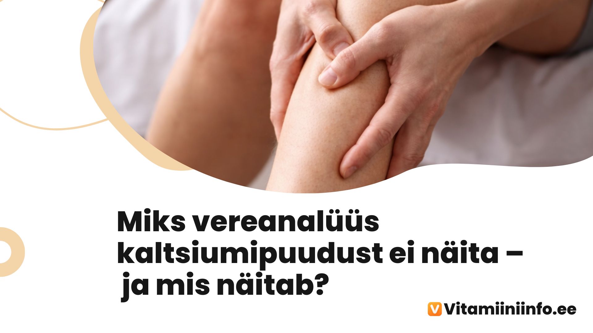 Naine haarab sääremarjast lihaskrambi tõttu – kaltsiumi puuduse tunnus