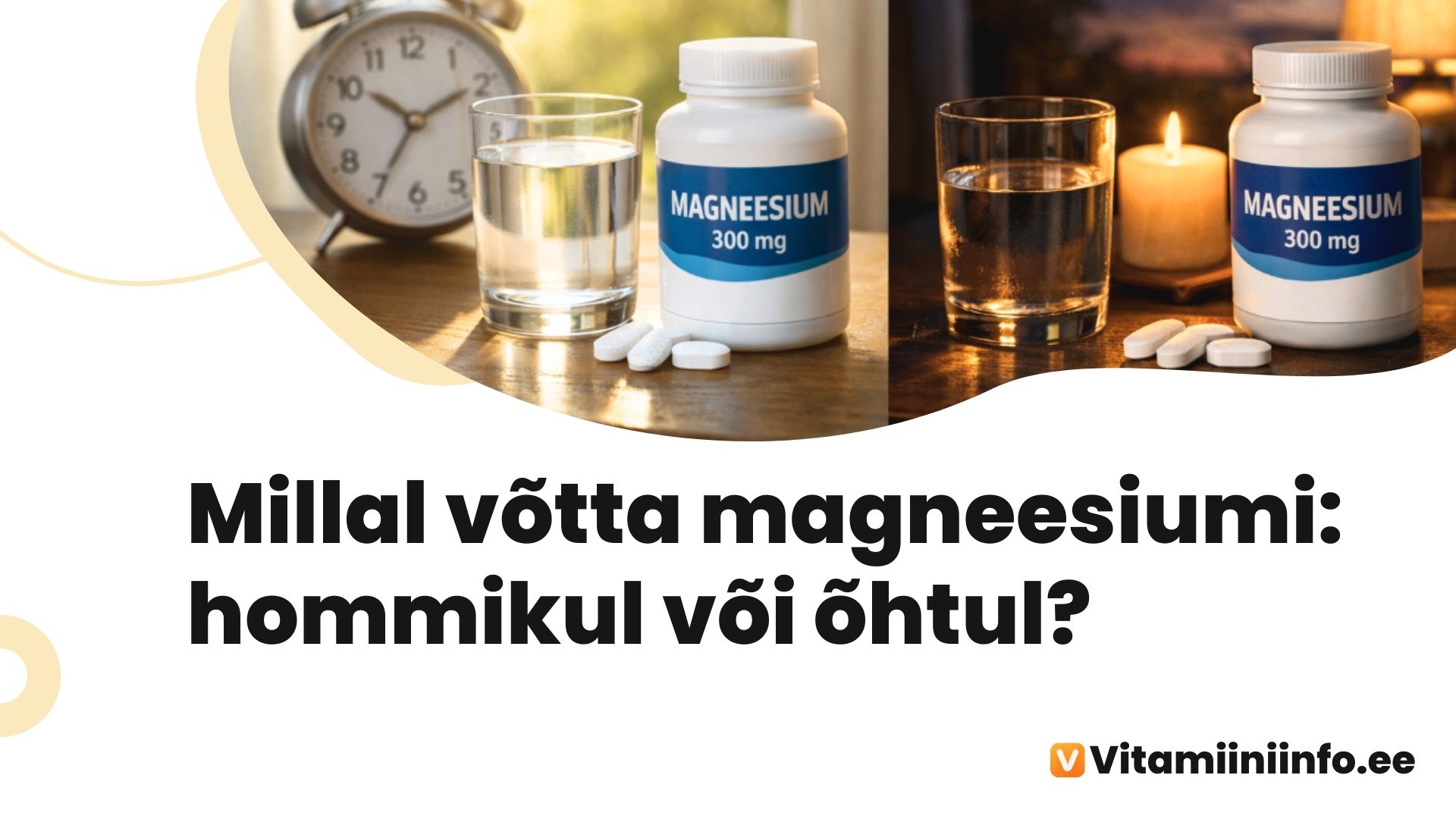 Magneesiumi võtmise aeg – hommikul või õhtul