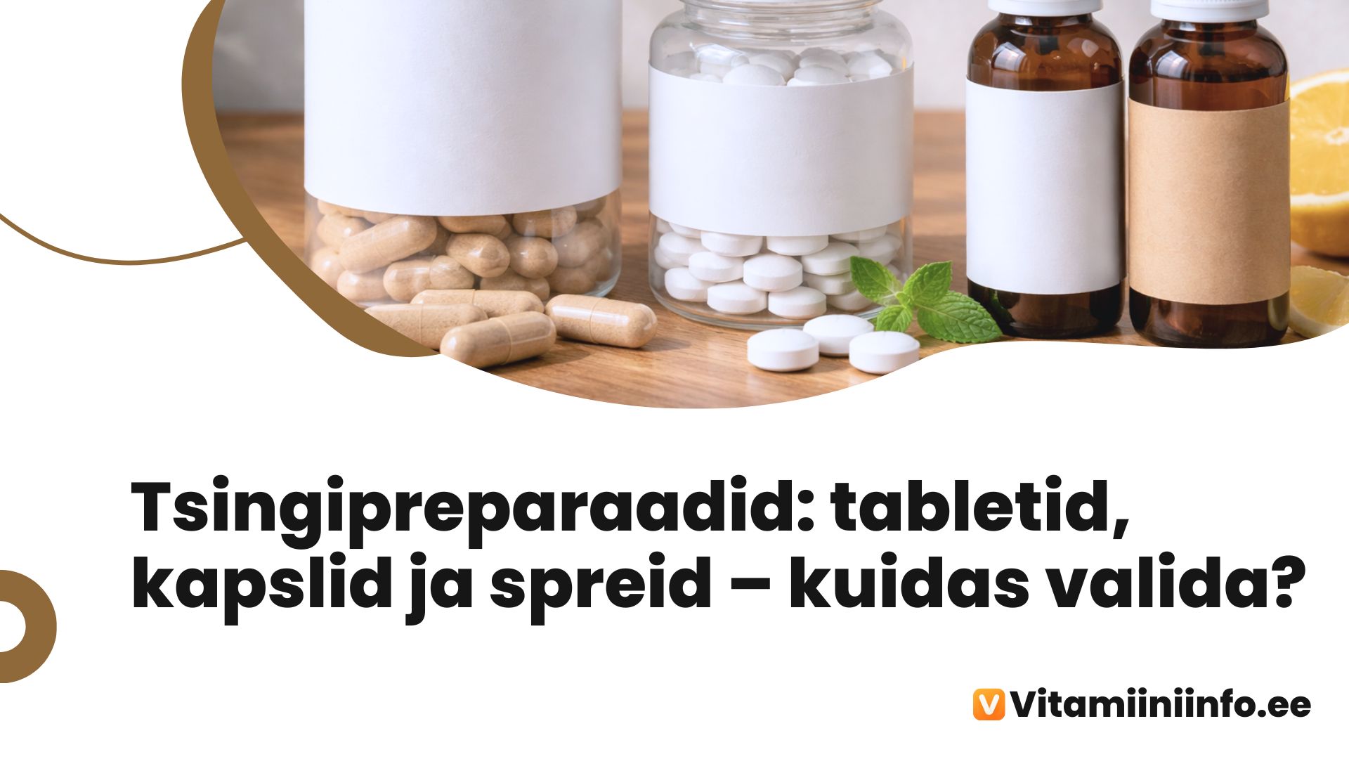 Erinevad tsinkipreparaadid – kapslid, tabletid ja spreid laual